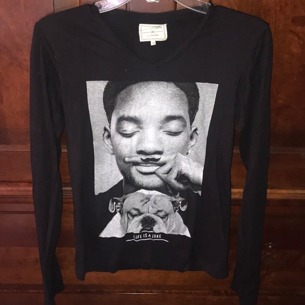 RARE Life Is A Joke long sleeve tee - WILL SMITH
